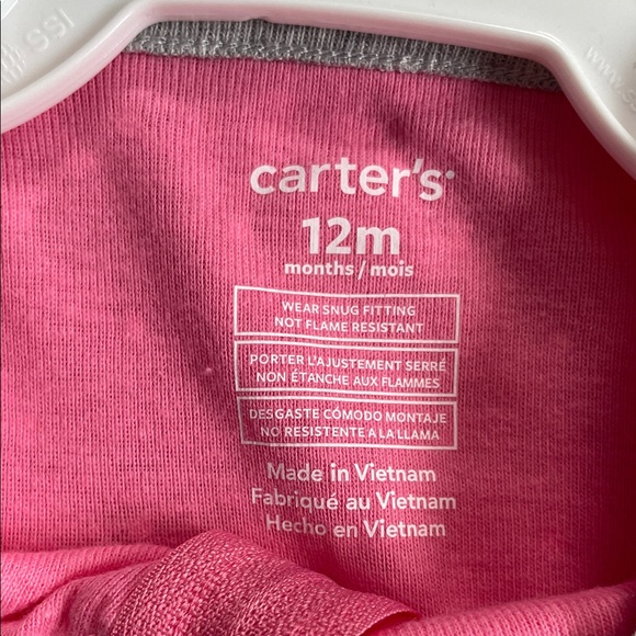 Caters 12M Pink Unicorn Kids One Piece PJ’s - Picture 2 of 6